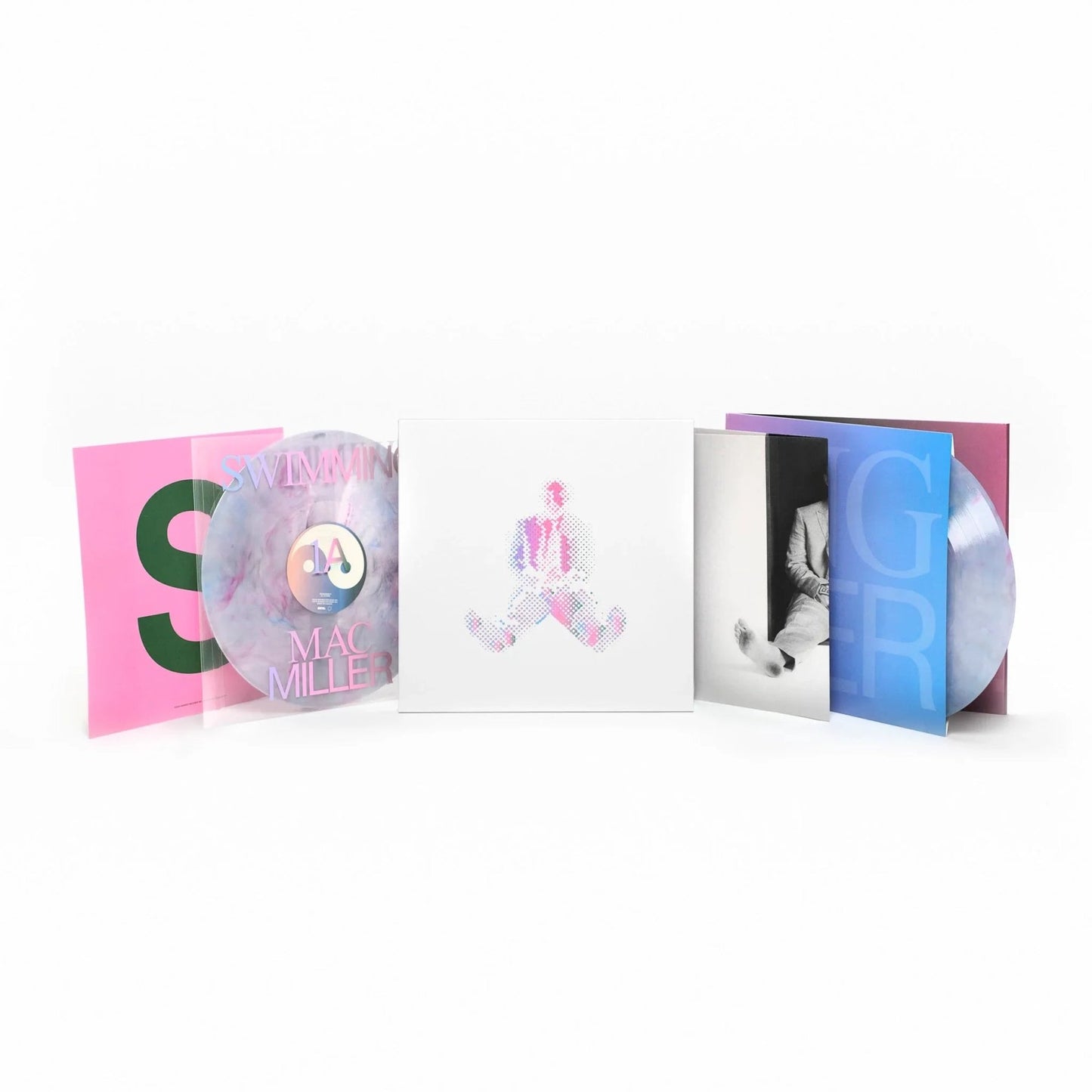 Mac Miller - Swimming (5-Year Anniversary, Clear-Pink-Blue Marble Vinyl) (2 LP) - Joco Records