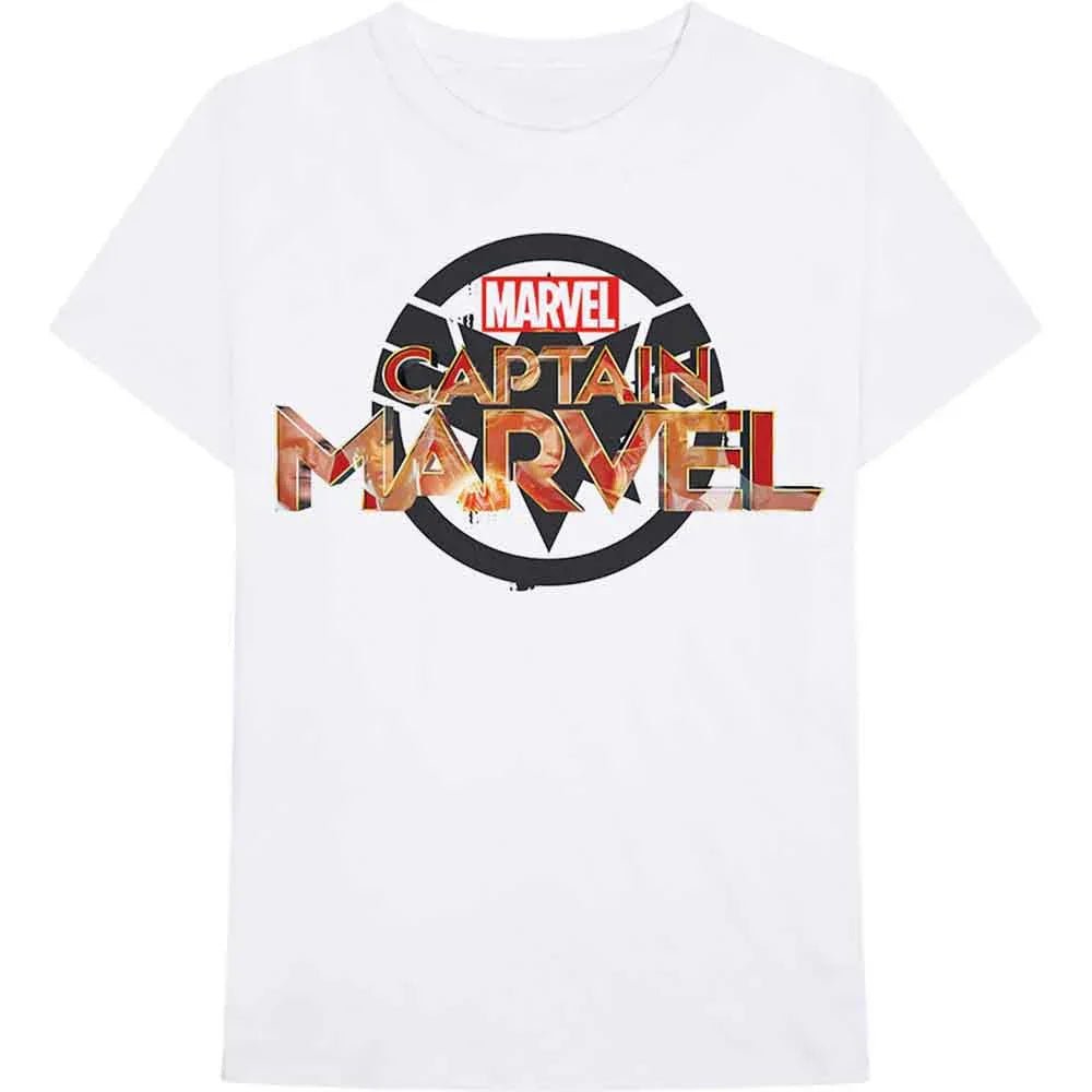 Marvel Comics - Captain Marvel New Logo (T-Shirt) - Joco Records