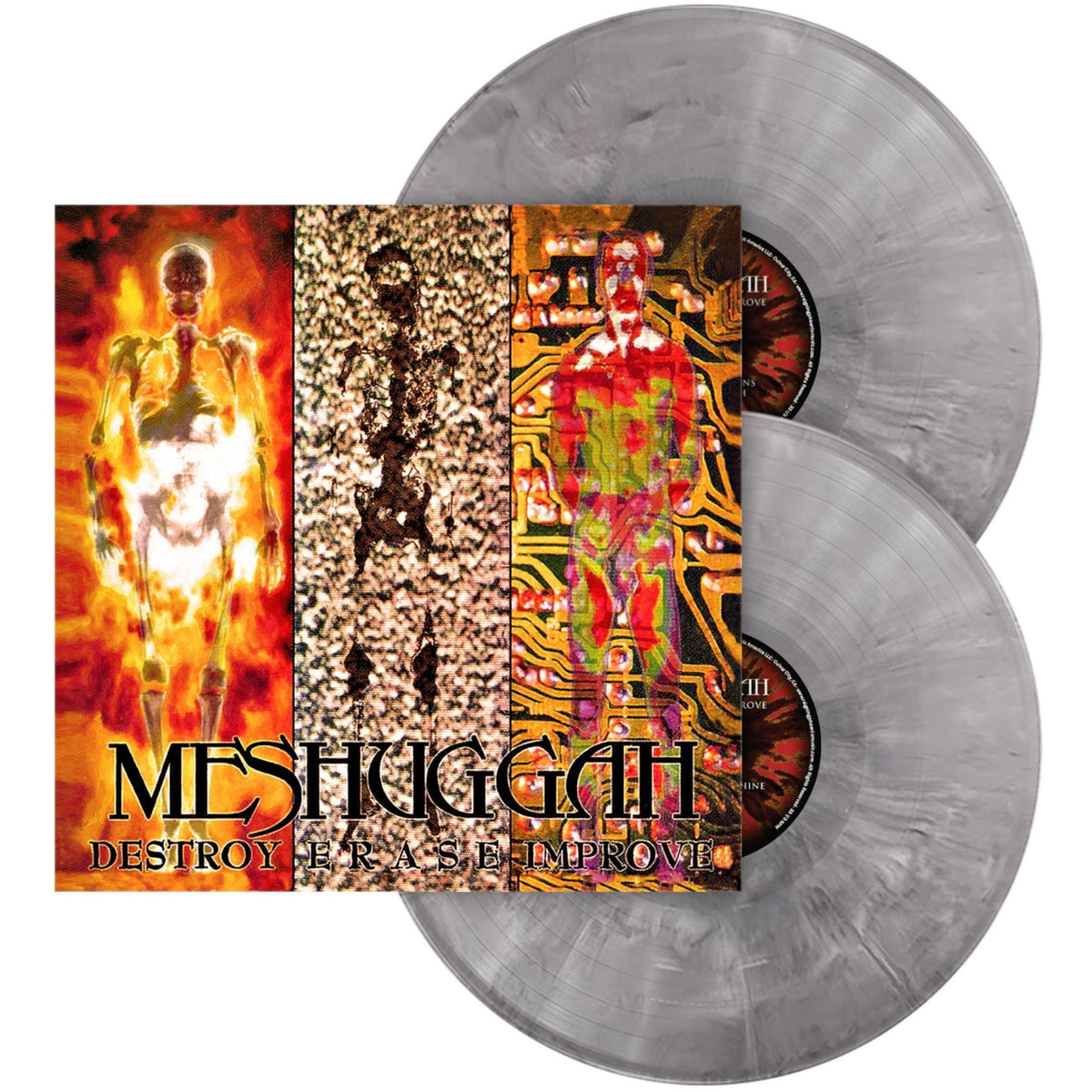 Meshuggah - Destroy Erase Improve: 30th Anniversary Edition (2026 Remastered, Gray, Black & White Marble Vinyl) - Joco Records