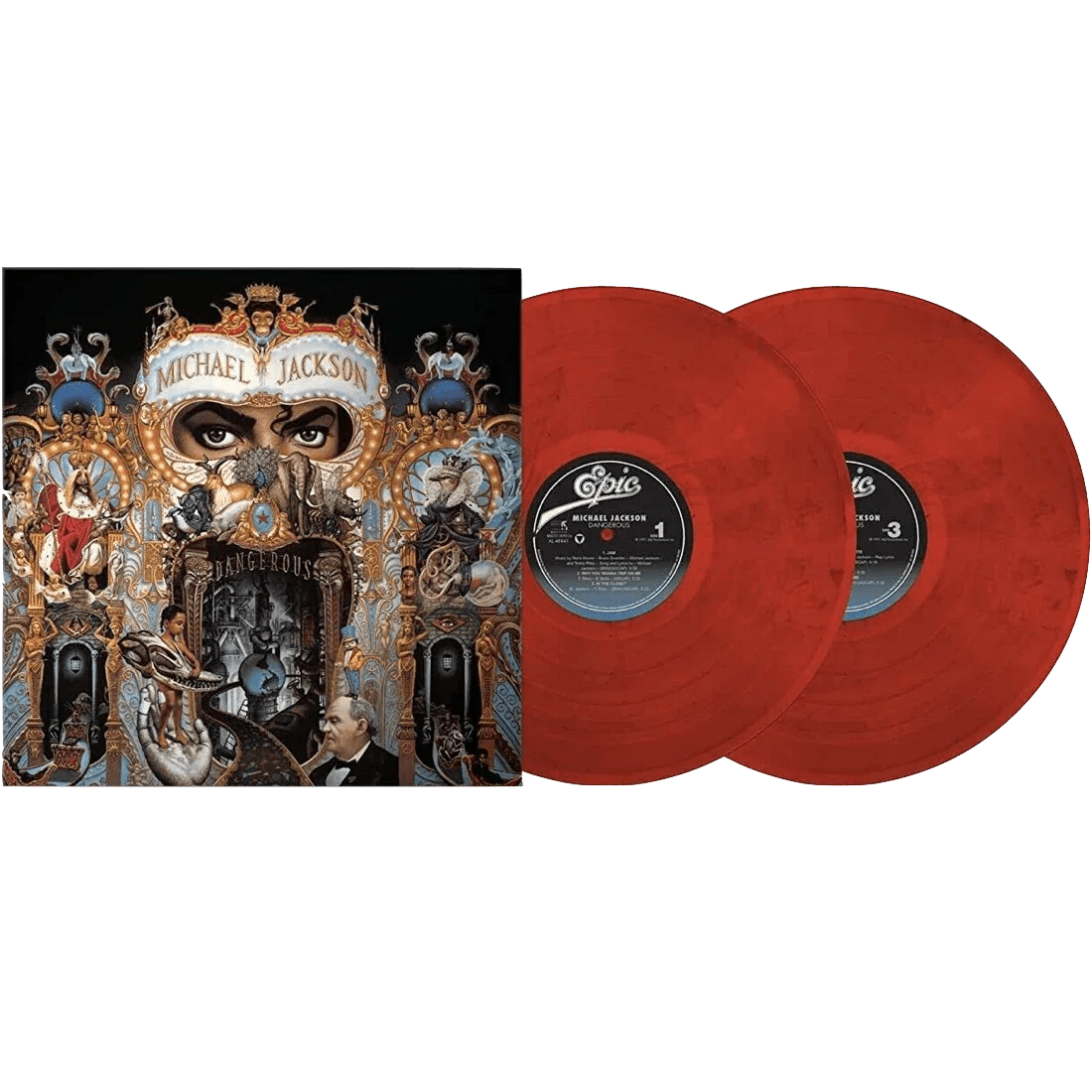 Michael Jackson - Dangerous (Limited Edition Import, Red & Black