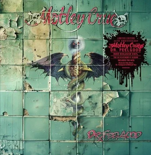 Motley Crue - Dr Feelgood: 35th Anniversary Edition (Indie Exclusive, Translucent Red Vinyl) (LP) - Joco Records