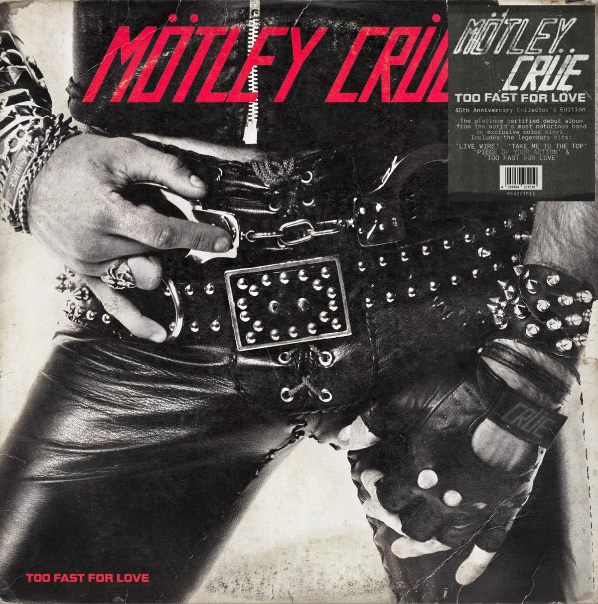 Motley Crue - Too Fast For Love (Indie Exclusive, Black & Red Smoke Color Vinyl, 45th Anniversary Edition) - Joco Records