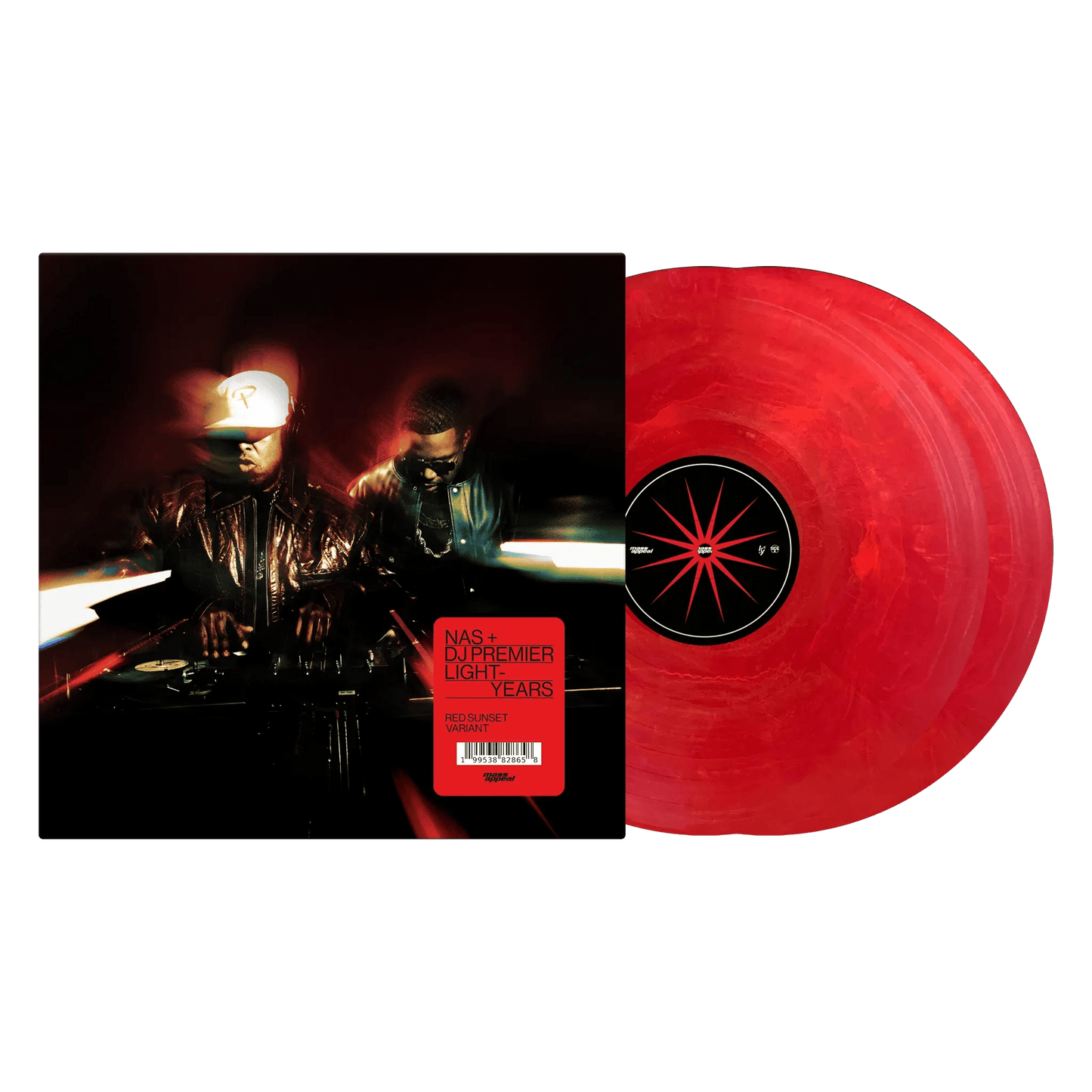 Nas And Dj Premier - Light - Years (Red Vinyl) (2 LP) - Joco Records