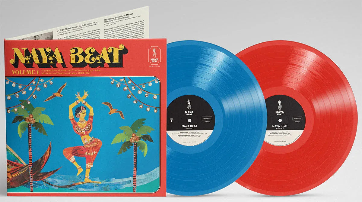 Naya Beat - Volume 1 (South Asian Dance And Electronic Music 1983-1992) (Indie Exclusive) (Sky Blue & Red Alert Vinyl) (2LP)
