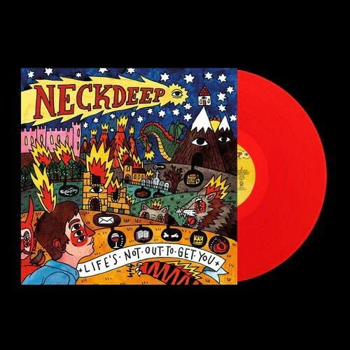 Neck Deep - Life's Not Out to Get You (Explicit) (Blood Red Vinyl) (LP) - Joco Records