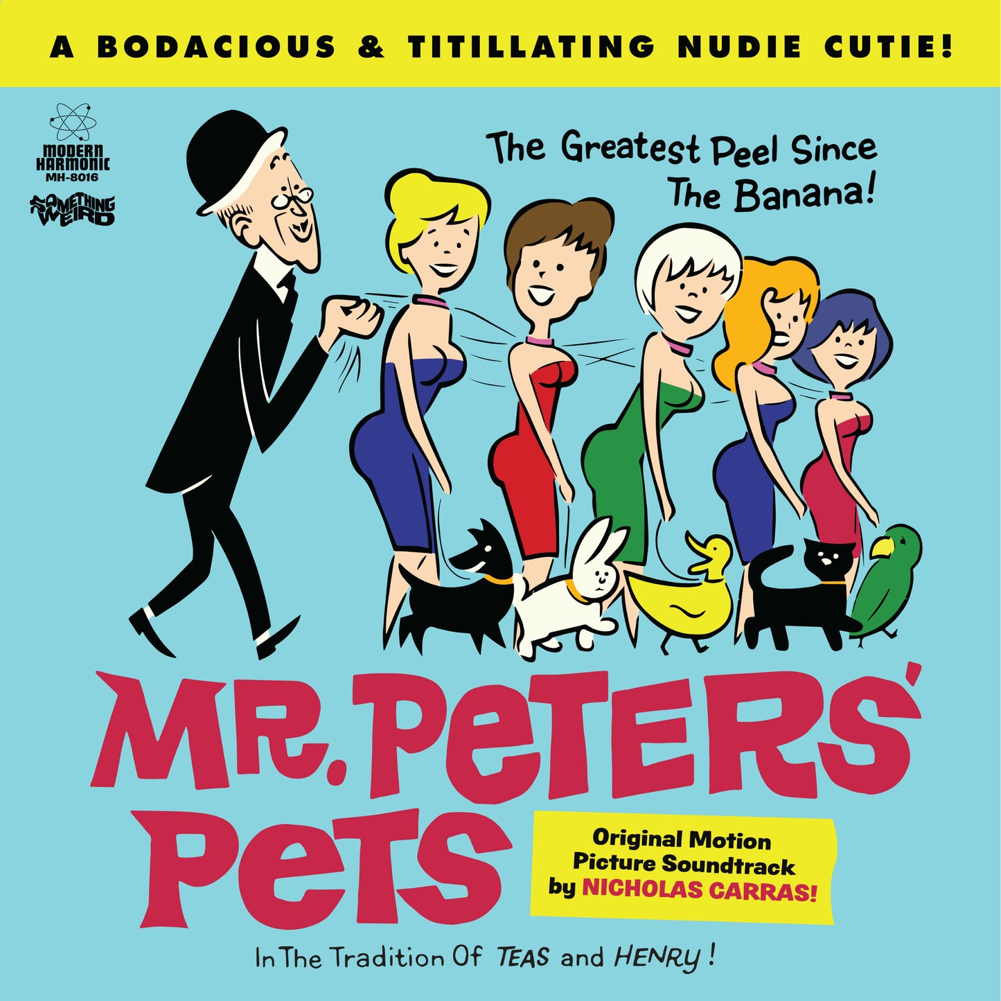 Nicholas Carras - Mr. Peters' Pets Original Motion Picture Soundtrack (Yellow Vinyl With Dvd) - Joco Records