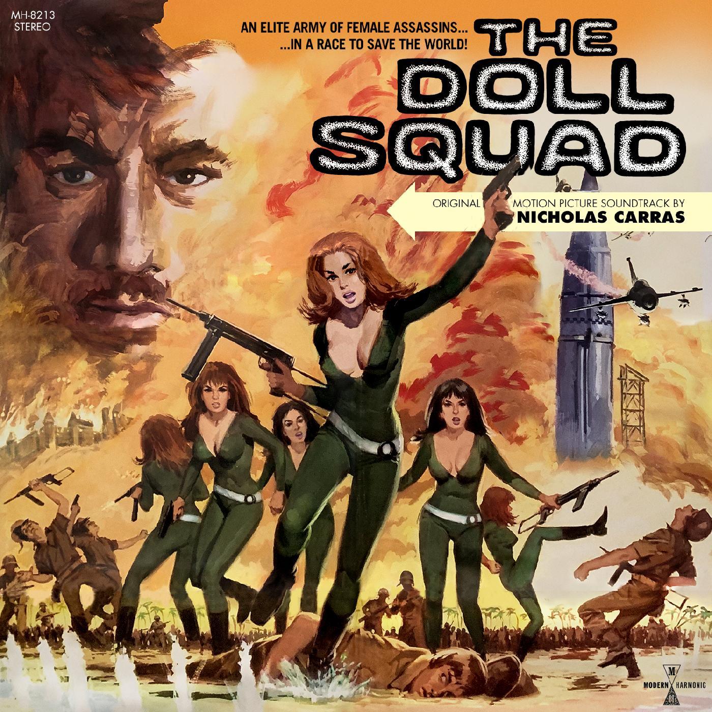 Nicholas Carras - The Doll Squad Original Motion Picture Soundtrack (Transparent Green Vinyl) (LP) - Joco Records