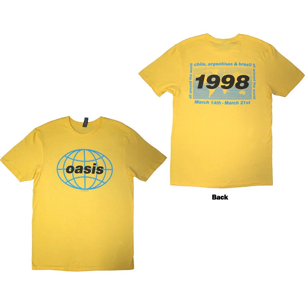 Oasis - 1998 World Tour - South America (T-Shirt) - Joco Records