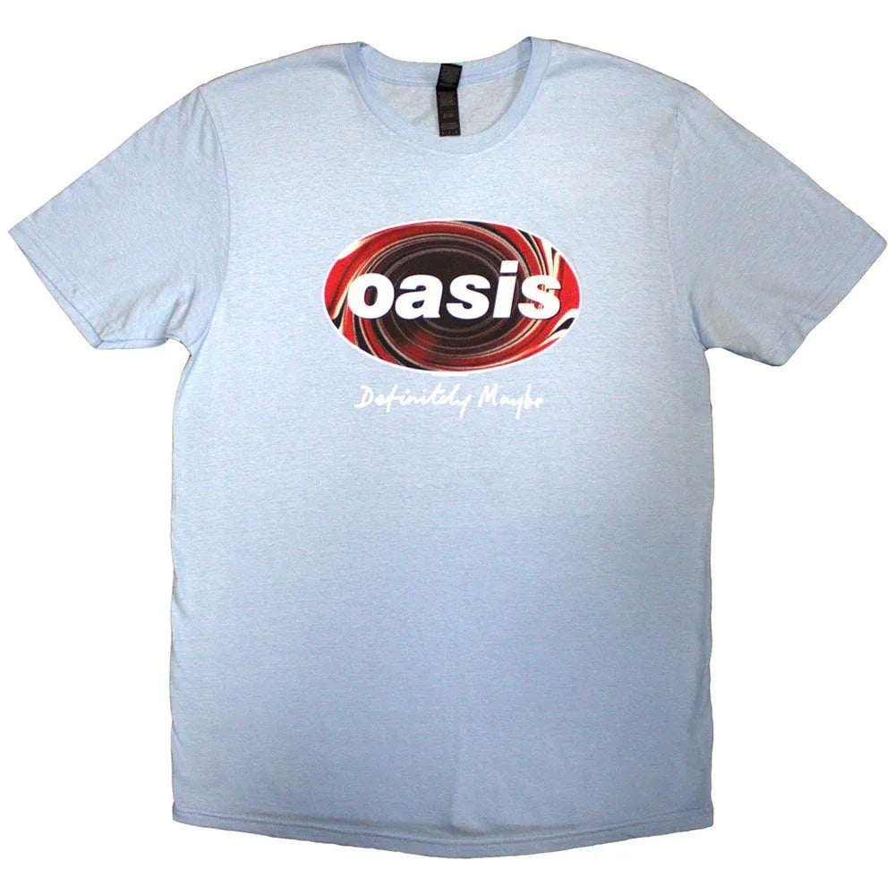 Oasis - Definitely Maybe Union Jack Oval Blue