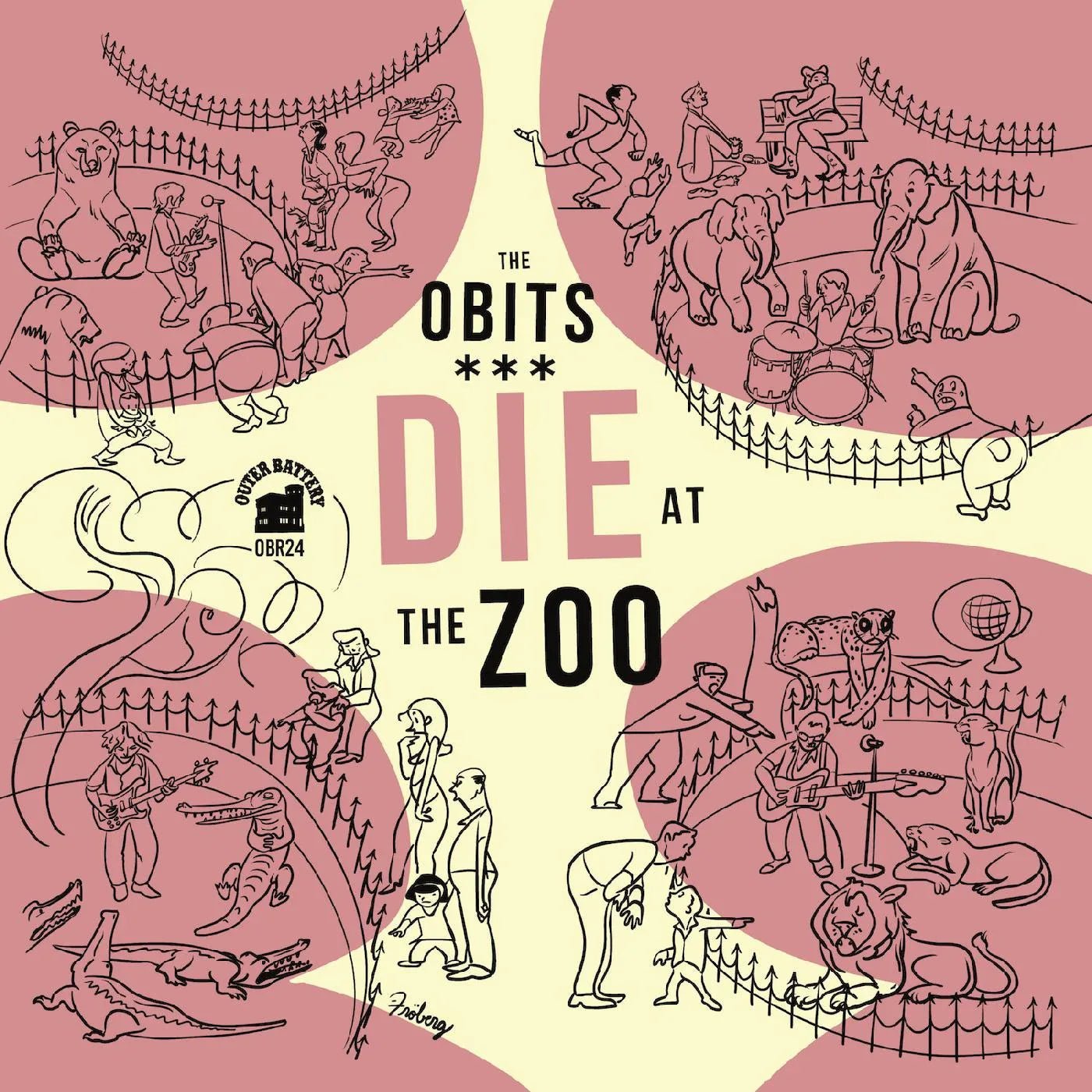 Obits - Die At The Zoo (Yellow Vinyl) (LP) - Joco Records
