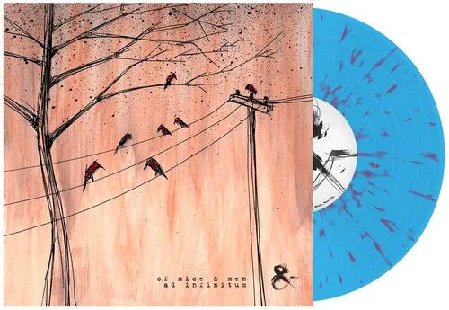 Of Mice & Men - AD Infinitum - Cyan W/ Grimace Purple Splatter (Indie Exclusive) (Vinyl) - Joco Records