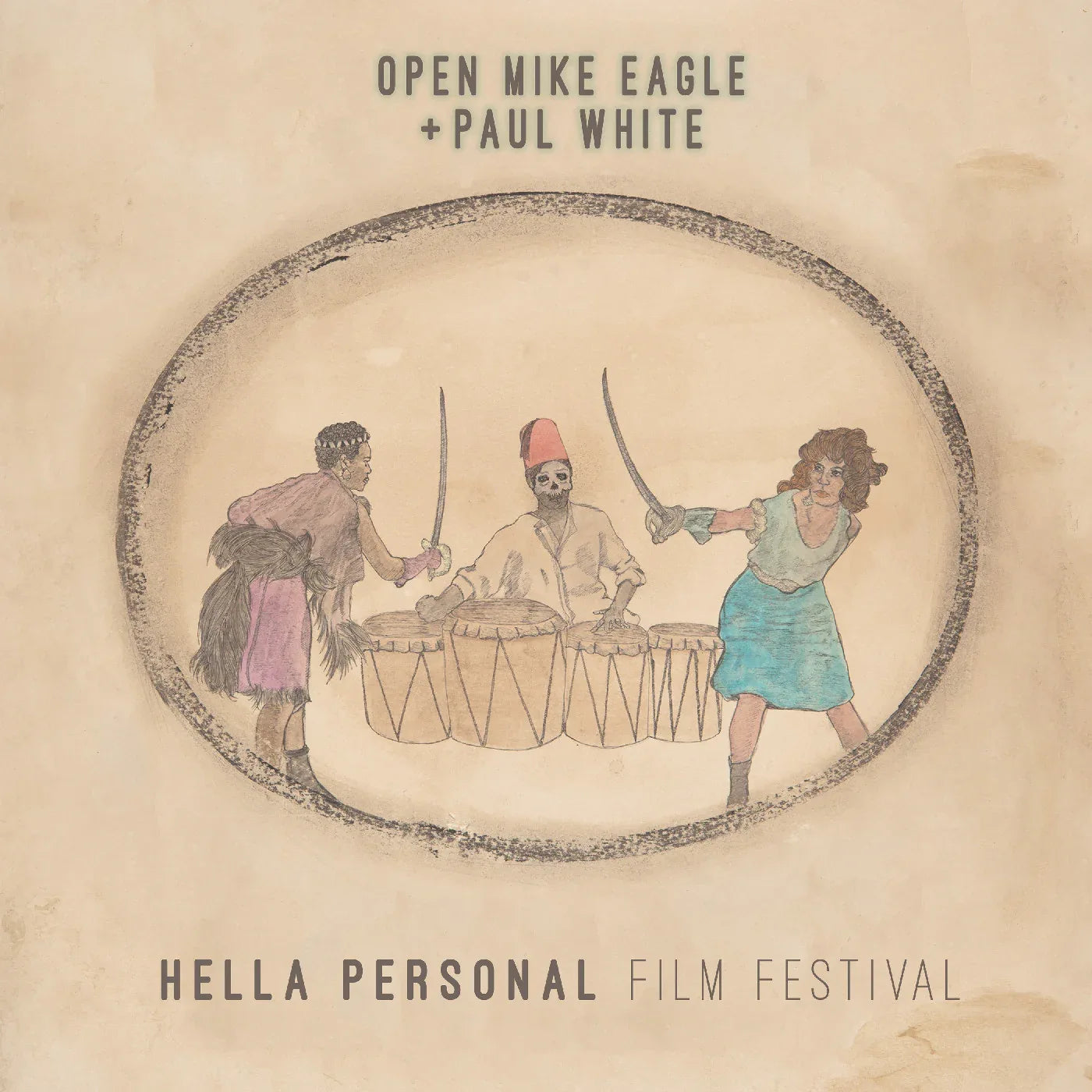 Open Mike Eagle & Paul White - Hella Personal Film Festival (Baby Blue Vinyl)