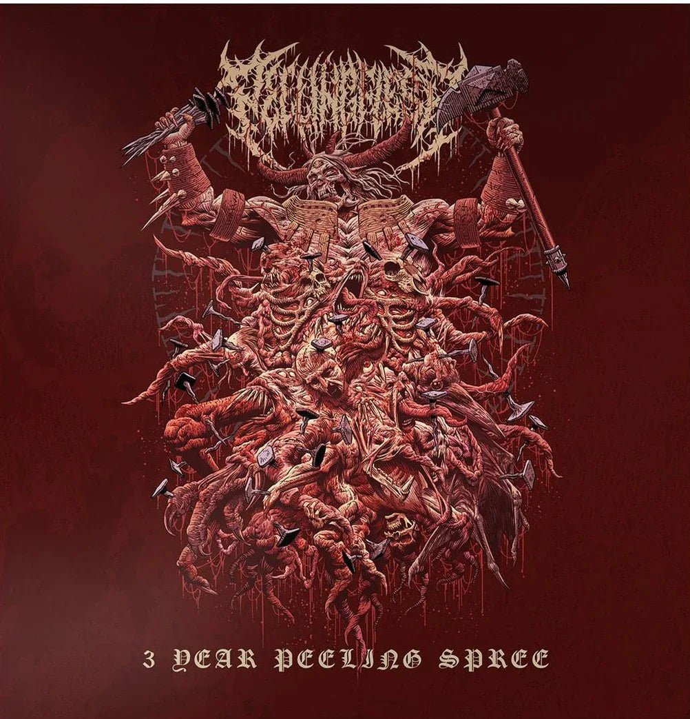 Peelingflesh - 3 Year Peeling Spree (Candy Coated Corpse Splatter Vinyl) (2 LP) - Joco Records