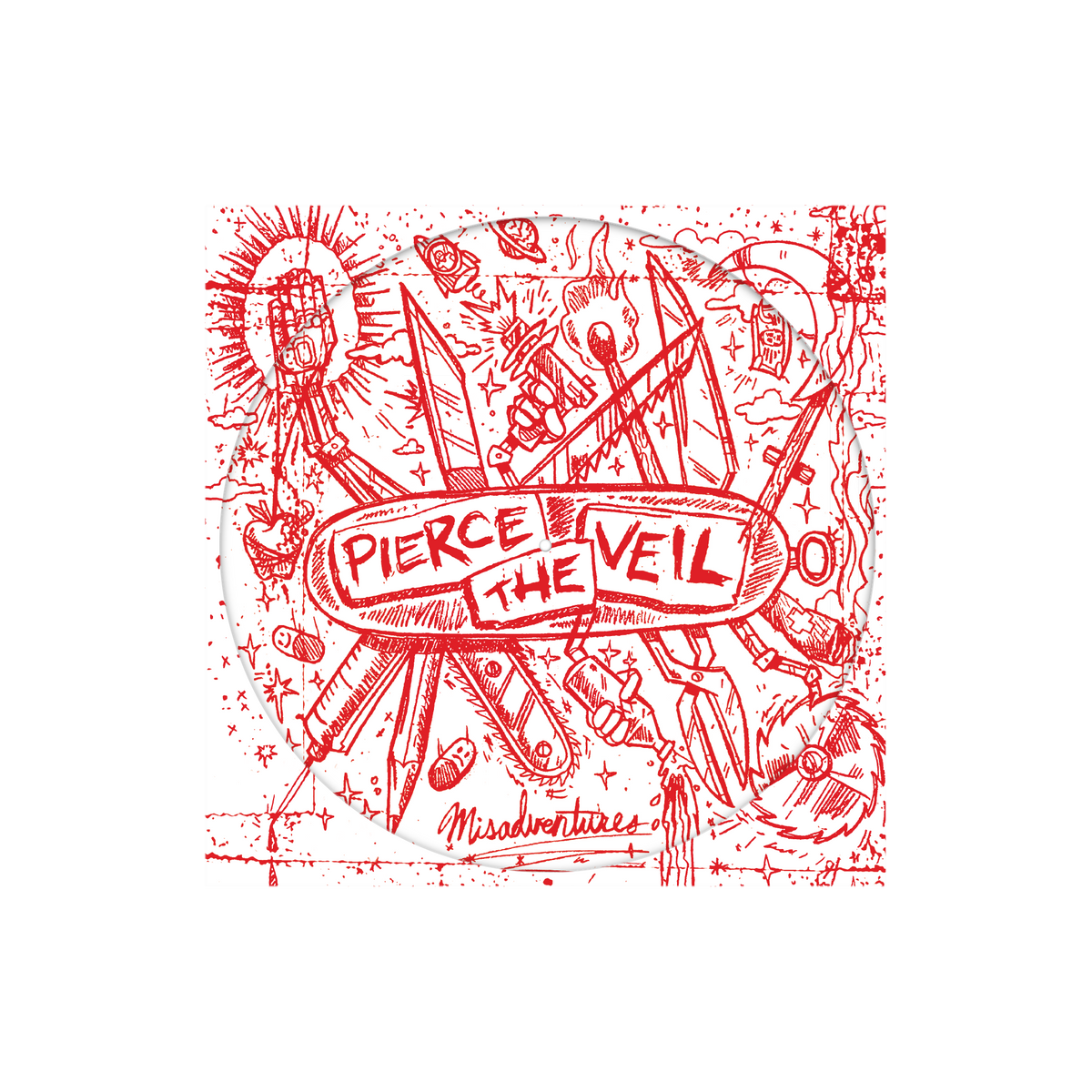 Pierce The Veil - Misadventures (Explicit Content) (Limited Edition, Picture Disc Vinyl)