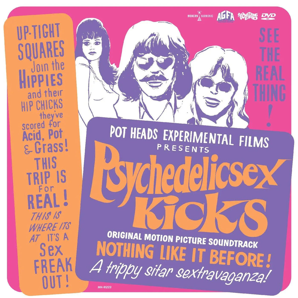 Psychedelic Sex Kicks - Original Motion Picture Soundtrack (Color Vinyl) (LP) - Joco Records