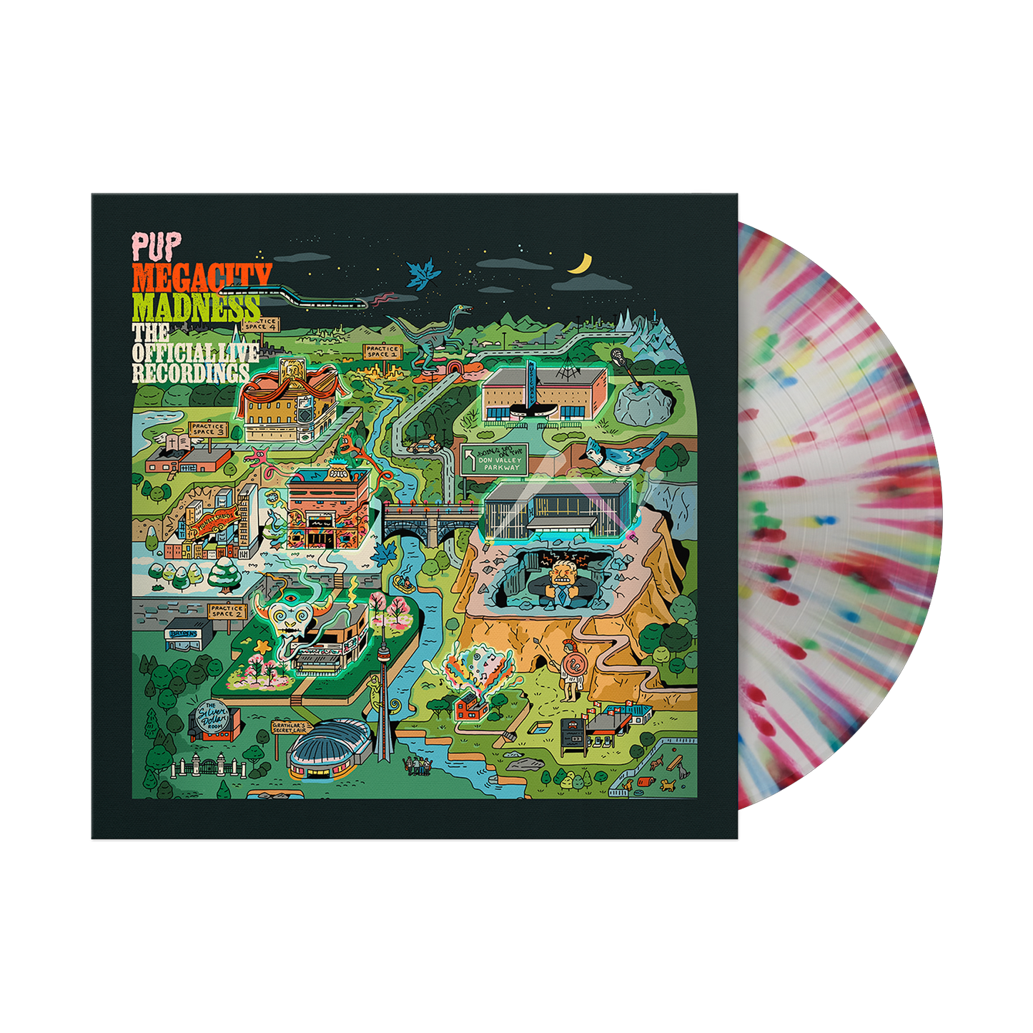 PUP - Megacity Madness (The Official Live Recordings) (Multicolor Splatter LP)