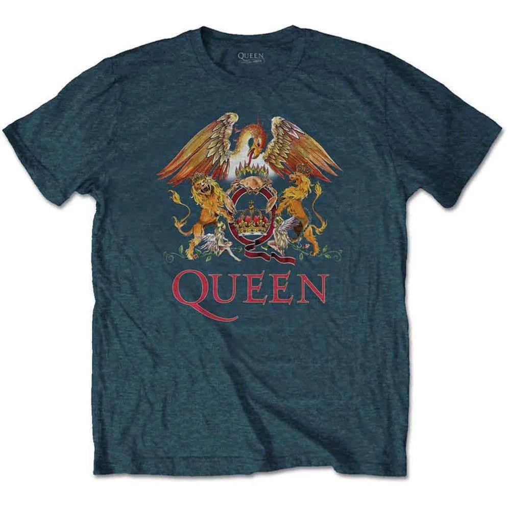 Queen - Classic Crest - Band Tee (T-Shirt) - Joco Records