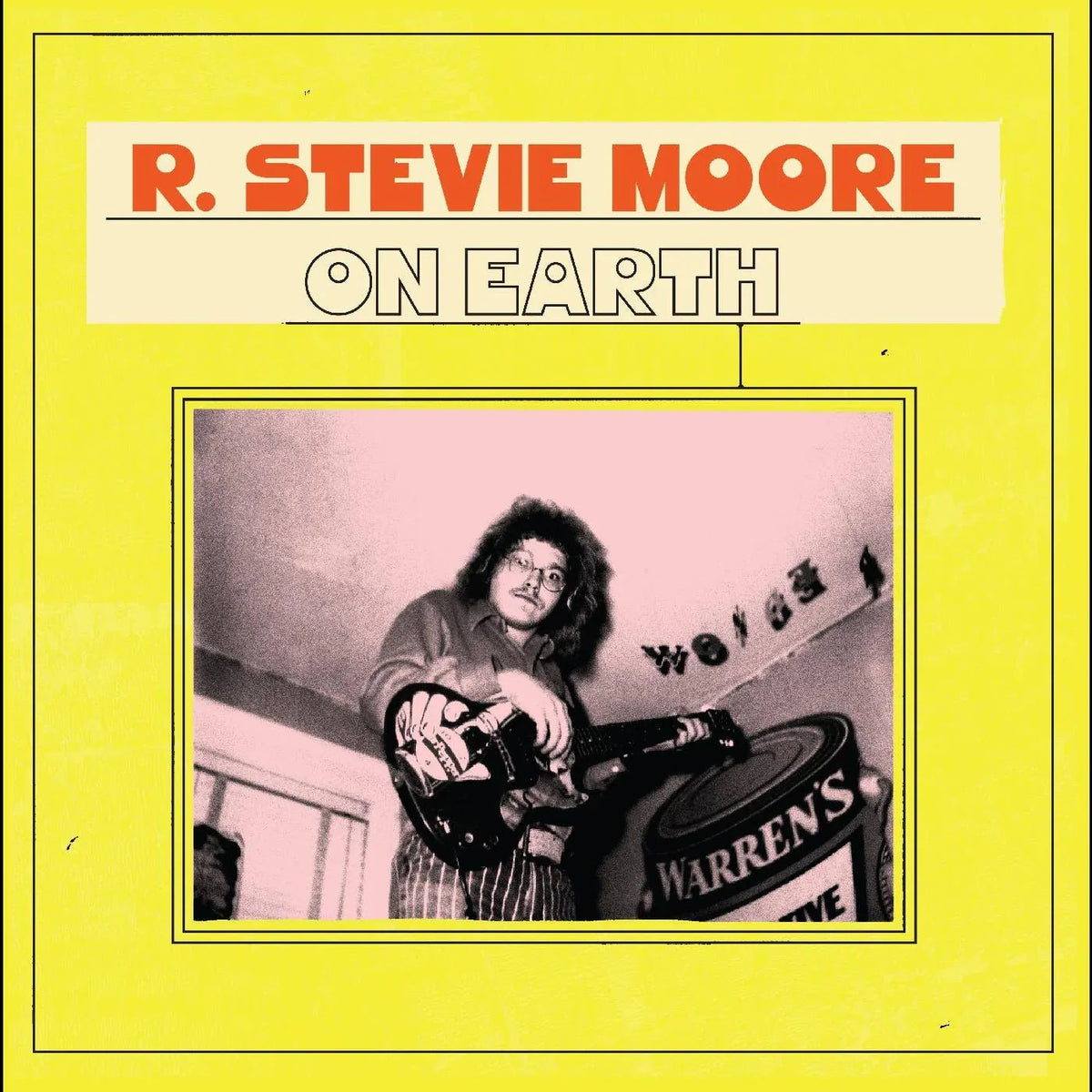 R. Stevie Moore - On Earth (Black With Baby Pink Splatter Vinyl) (2 LP) - Joco Records