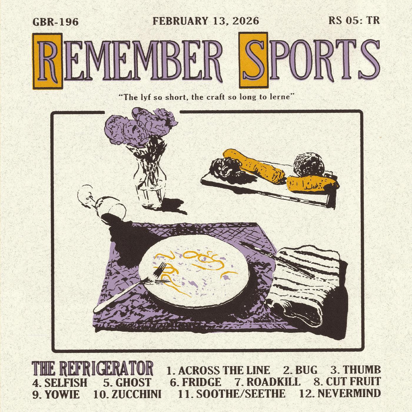 Remember Sports - The Refrigerator (Custard Opaque Vinyl)