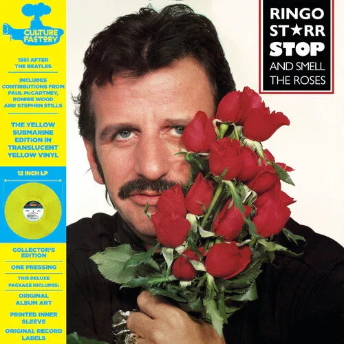 Ringo Starr - Stop and Smell the Roses: Yellow Submarine Edition (Color Vinyl, Clear Vinyl, Limited Edition, Yellow, Reissue) - Joco Records