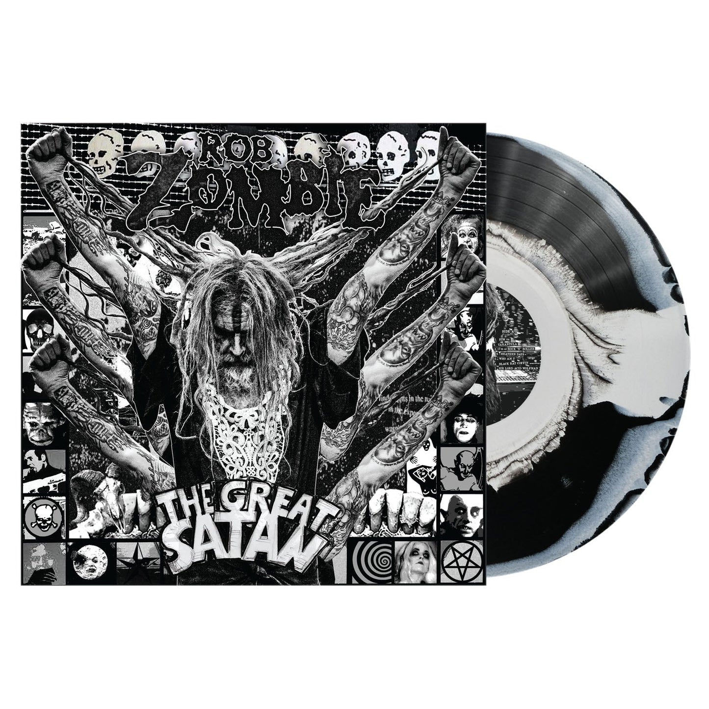 Rob Zombie - The Great Satan (Indie Exclusive, Black White Swirl Vinyl)
