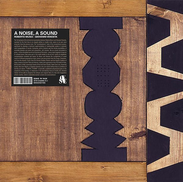 Roberto Musci/Giovanni Venosta - A Noise, A Sound (2 LP) - Joco Records