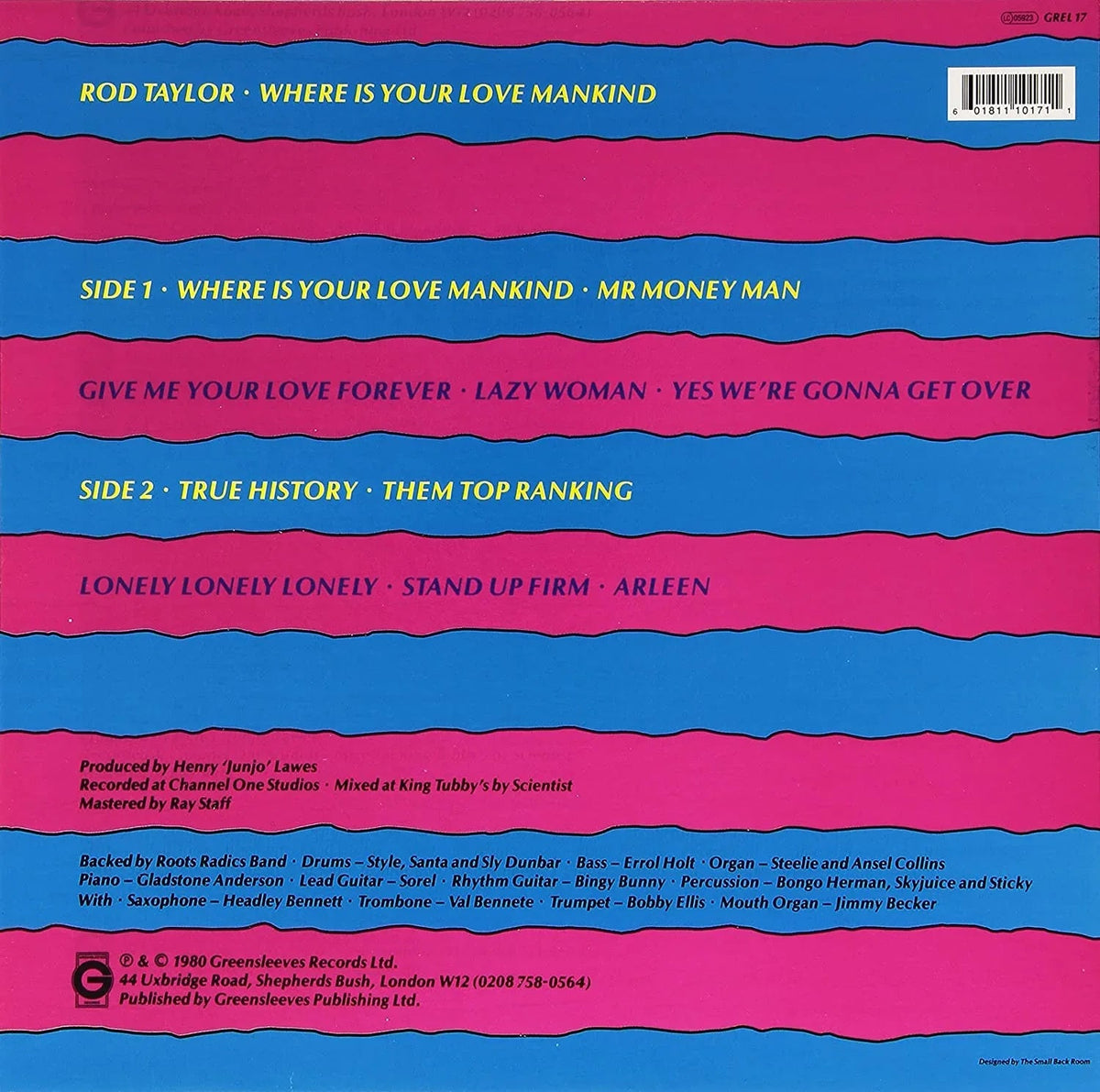 Rod Taylor - Where Is Your Love Mankind (LP) - Joco Records