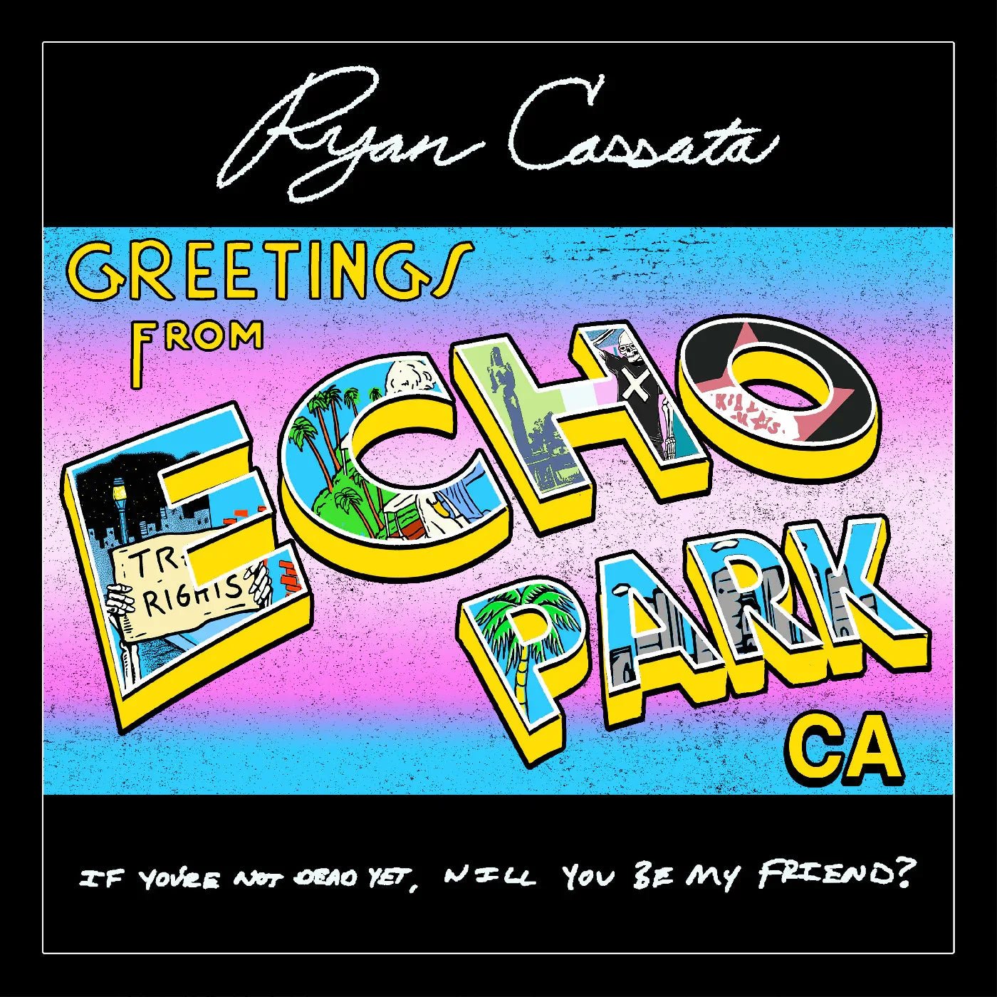 Ryan Cassata - Greetings From Echo Park (Trans-Blue Vinyl) (LP) - Joco Records