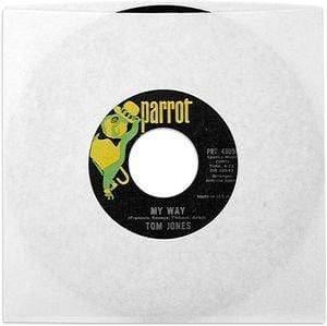 White Paper Sleeves - S7Wr (7" 45 Vinyl) (100 Count)