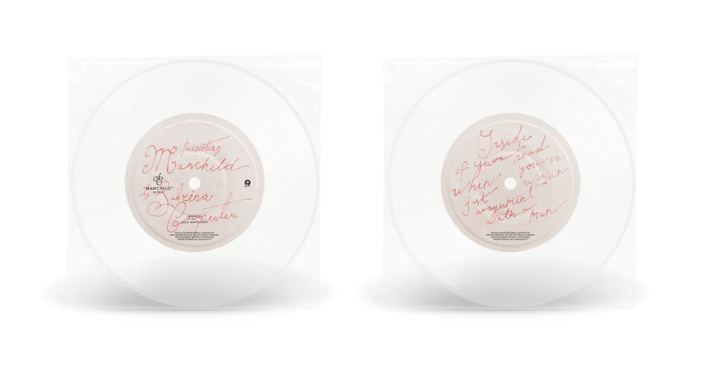 Sabrina Carpenter - Manchild (Clear 7" Single) (LP) - Joco Records