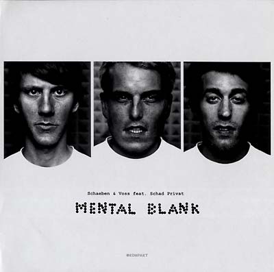 Schaeben & Voss (Feat. Schad Privat) - Mental Blank (12 - Inch Vinyl) - Joco Records