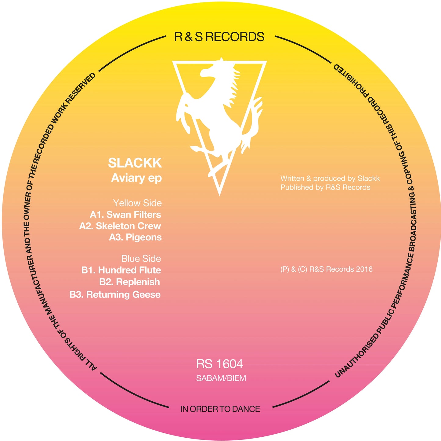 Slackk - Aviary Ep (Vinyl) - Joco Records