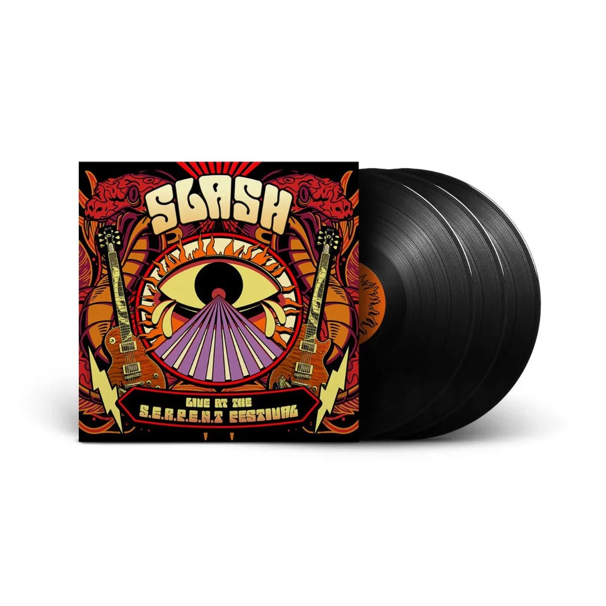 Slash - Live At The S.E.R.P.E.N.T. Festival (Black Vinyl W/Gatefold) (3 LP) - Joco Records
