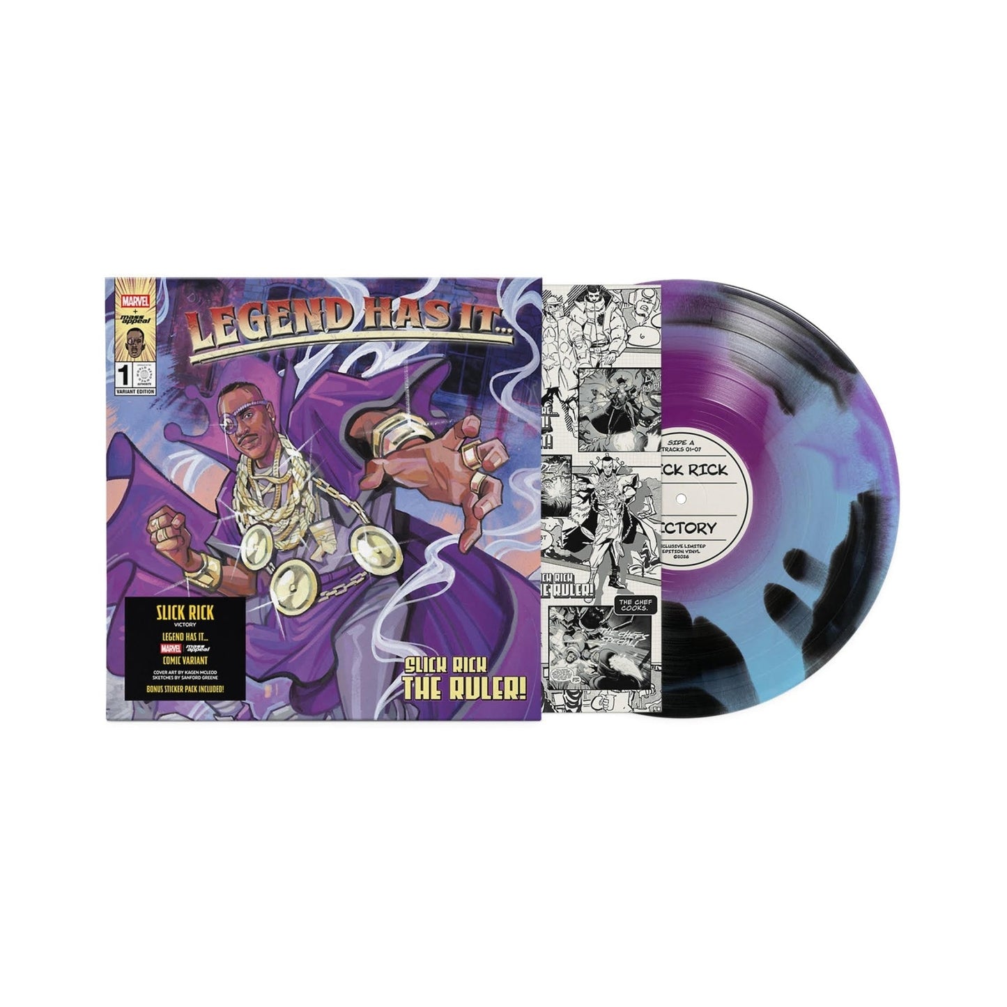 Slick Rick - Victory (Purple & Black Marble Vinyl) (LP) - Joco Records