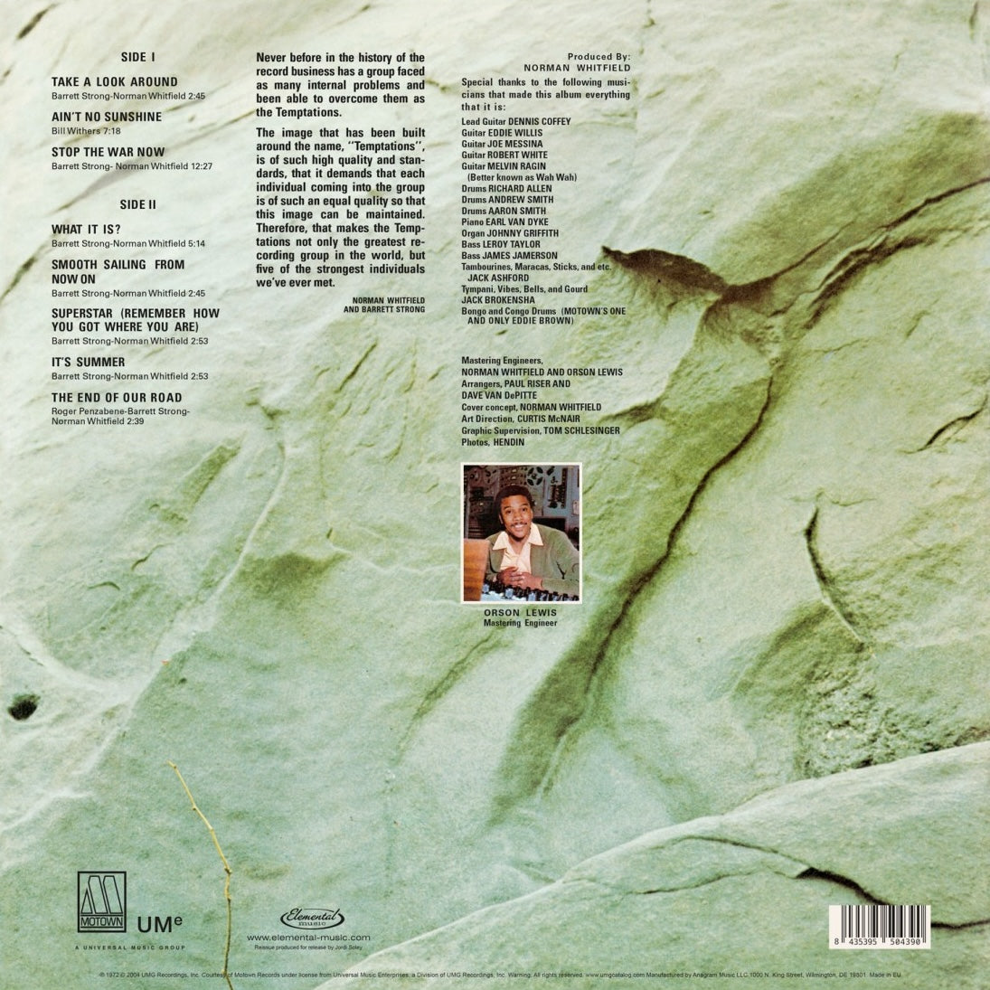 The Temptations - Solid Rock (Limited Edition, 140 Gram Virgin Vinyl) (LP)