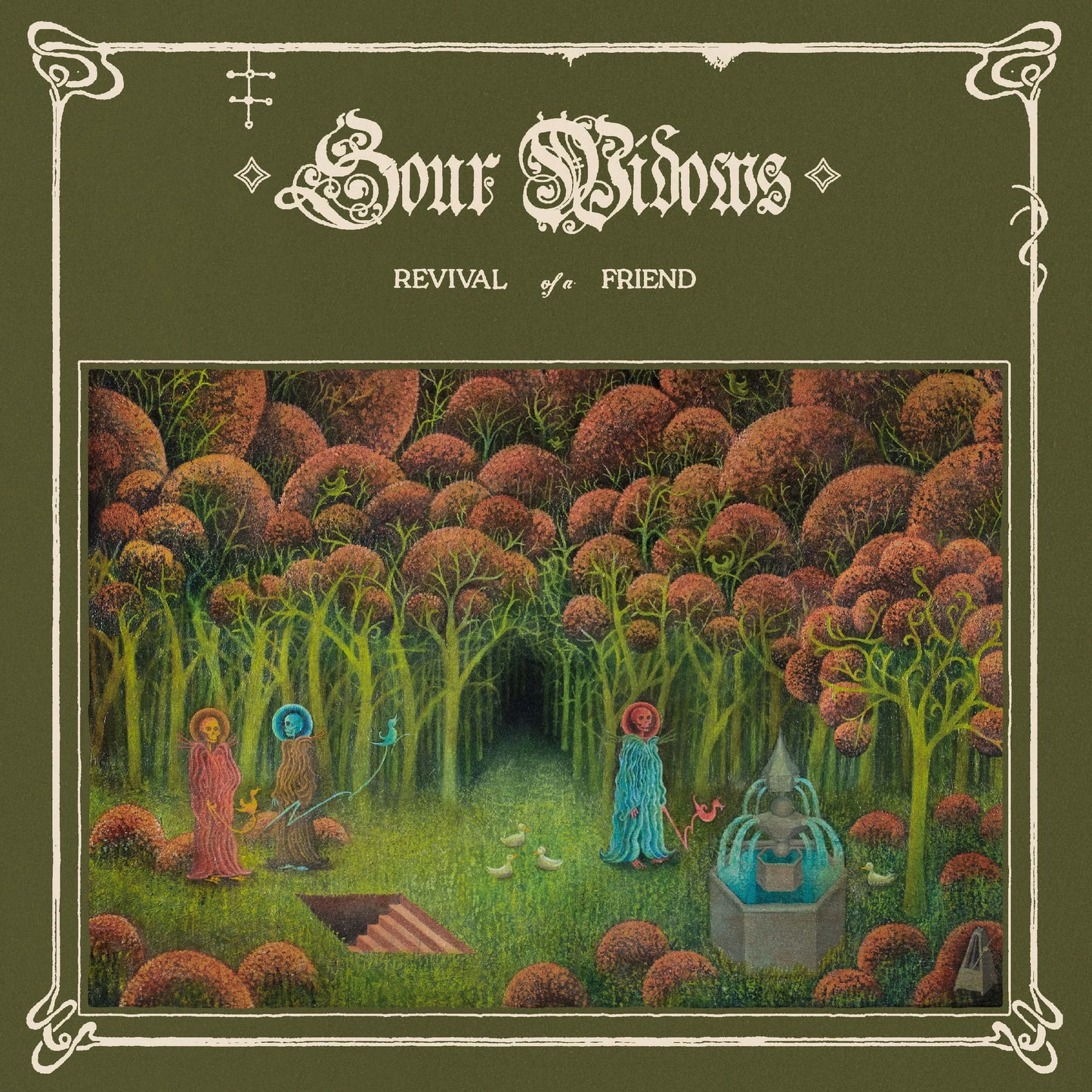 Sour Widows - Revival Of A Friend (Limited Edition, Red, Black & Purpose Splatter Vinyl) (LP)