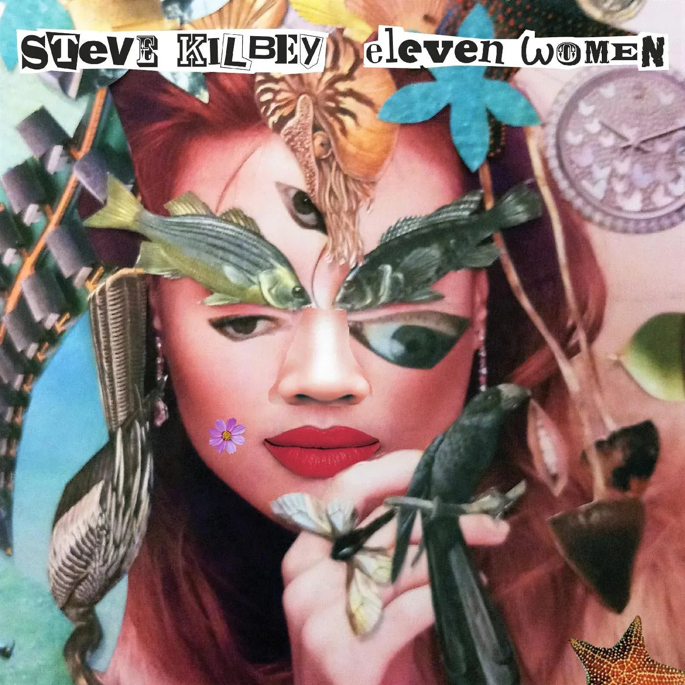 Steve Kilbey - Eleven Women (Clear With Pink Blue & Green Splatter Vinyl) (LP) - Joco Records