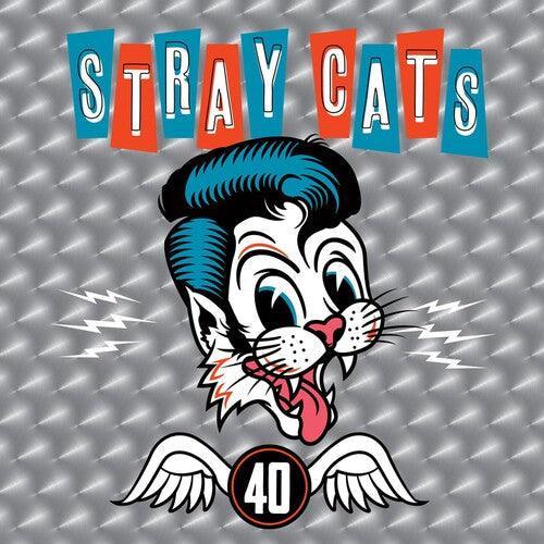 Stray Cats - 40 (White Vinyl) (LP) - Joco Records
