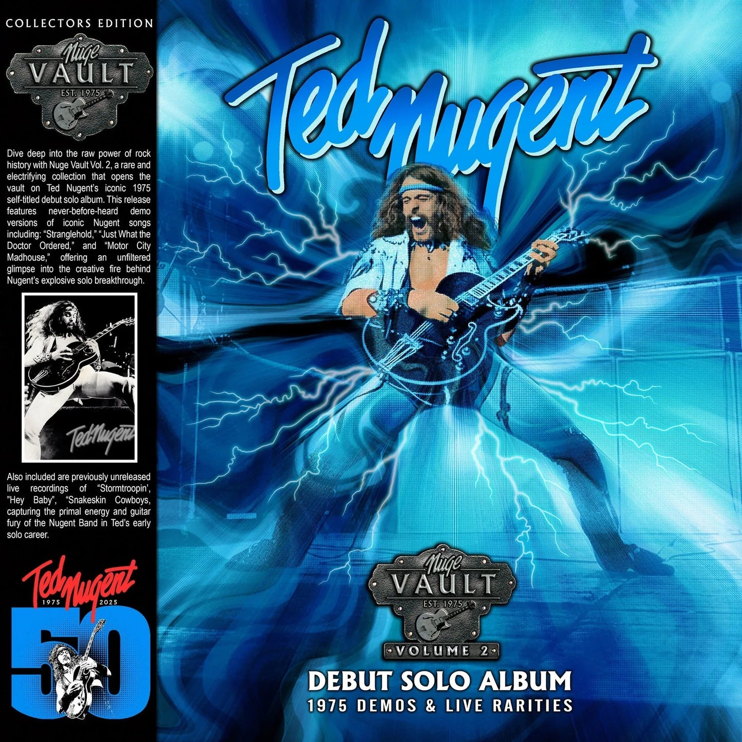 Ted Nugent - Nuge Vault Vol 2: 1975 Demos & Live Rarites (LP) - Joco Records