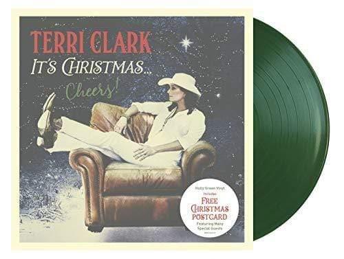 Terri Clark - It's Christmas...Cheers! (LP) (Holly Green) - Joco Records