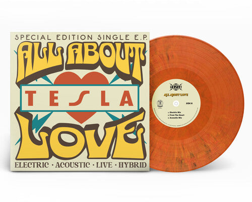 Tesla - All About Love: Special Edition E.P. (Limited Edition, Orange Vinyl) (LP)