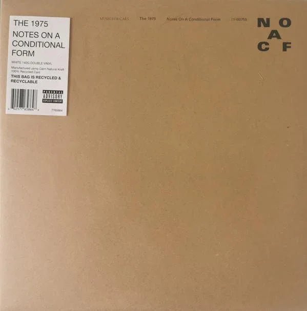 The 1975 - Notes On A Conditional Form (Recycled Gatefold Sleeve, Clear Vinyl) (2 LP) - Joco Records