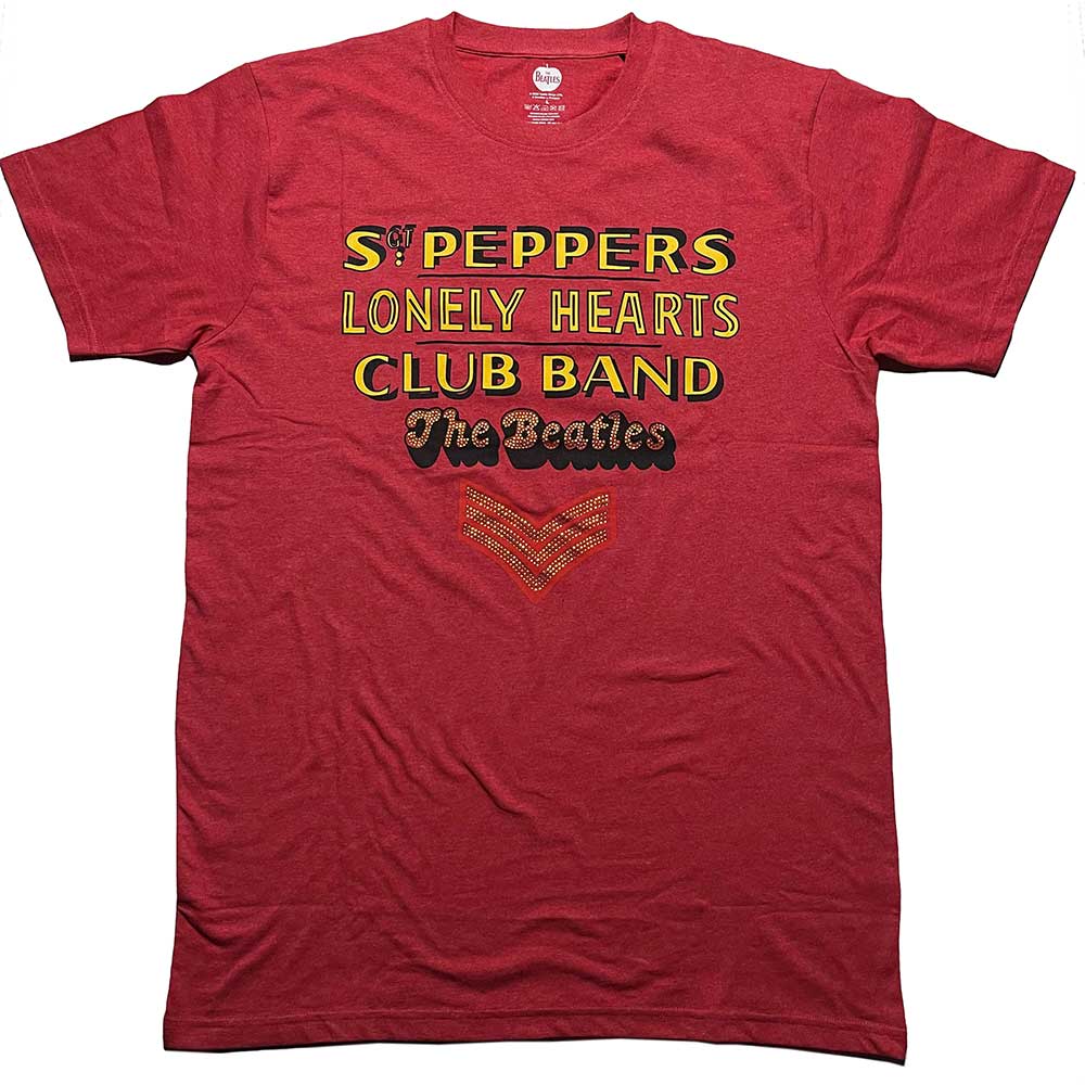The Beatles - Sgt Pepper Stacked (T-Shirt) - Joco Records