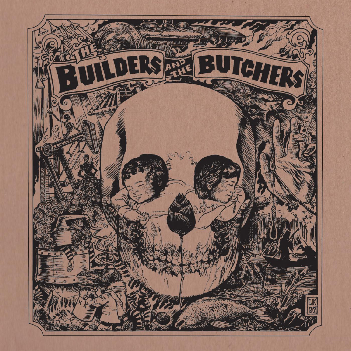 The Builders And The Butchers - The Builders And The Butchers (Silver Vinyl) (LP) - Joco Records