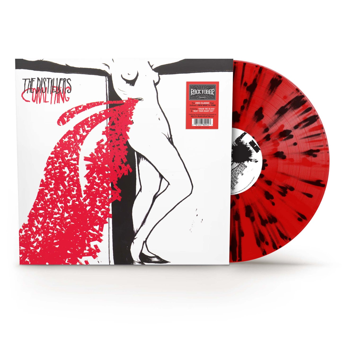 The Distillers - Coral Fang (Rocktober 2025 Exclusive, Red & Black Splatter Vinyl) (LP)
