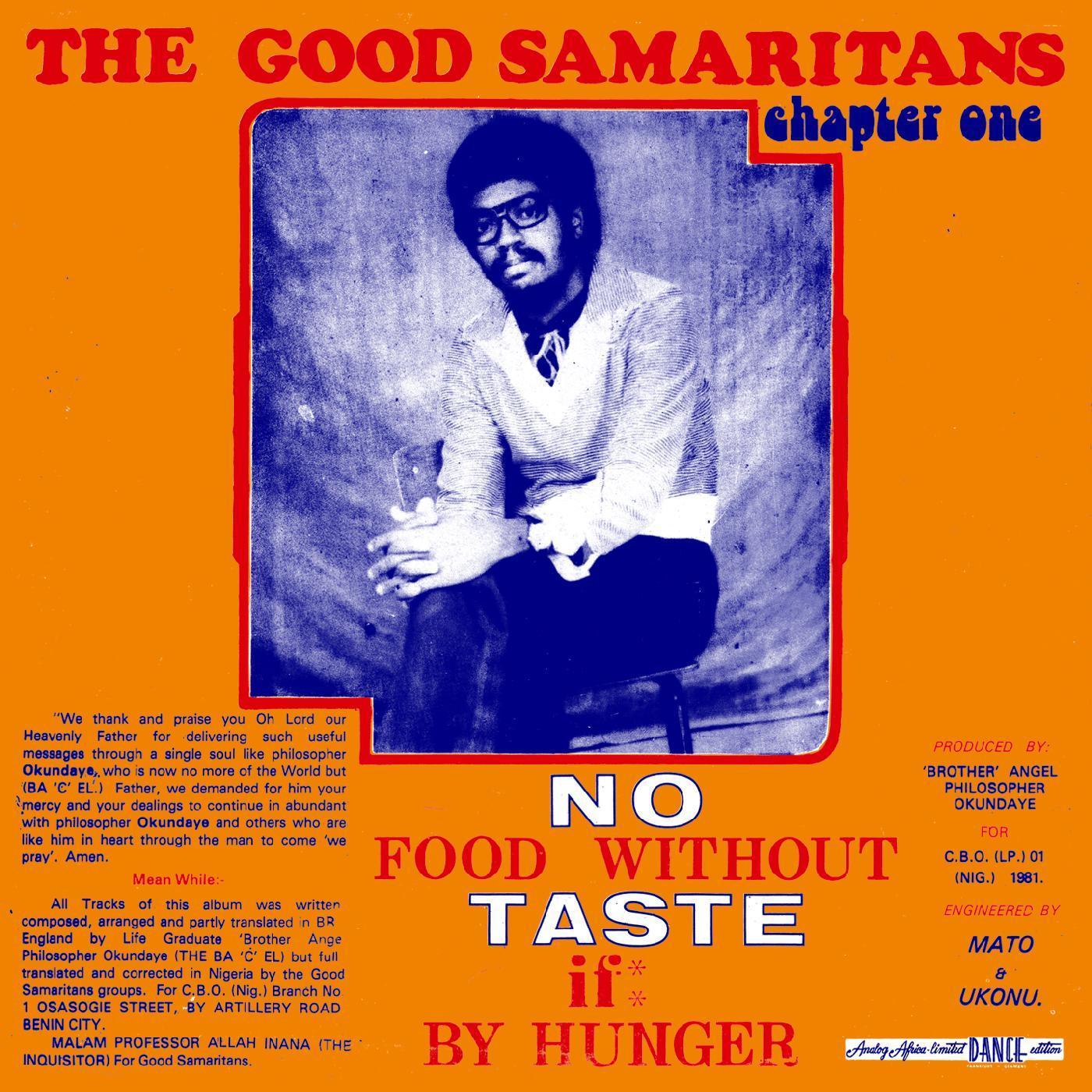 The Good Samaritans - No Food Without Taste If By Hunger (Analog Africa Dance Edition No.20) (Orange Vinyl) (LP) - Joco Records