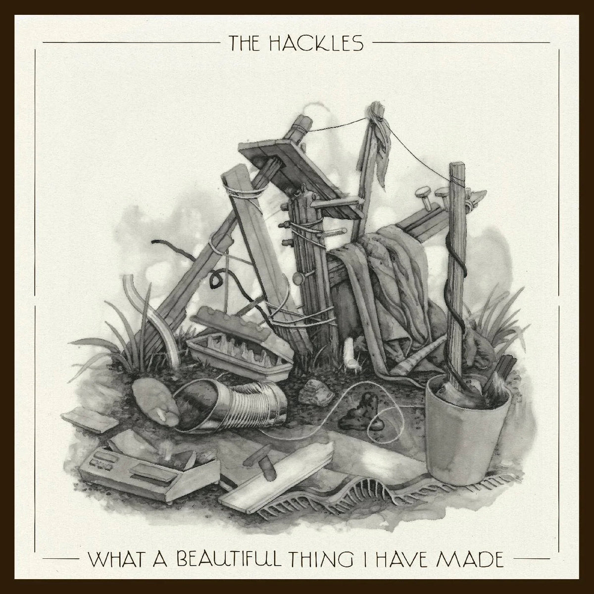 The Hackles - What A Beautiful Thing I Have Made (Silver Vinyl) (LP) - Joco Records
