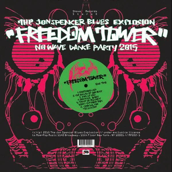 The Jon Spencer Blues Explosion - Freedom Tower - No Wave Dance Party 2015 (LP) - Joco Records