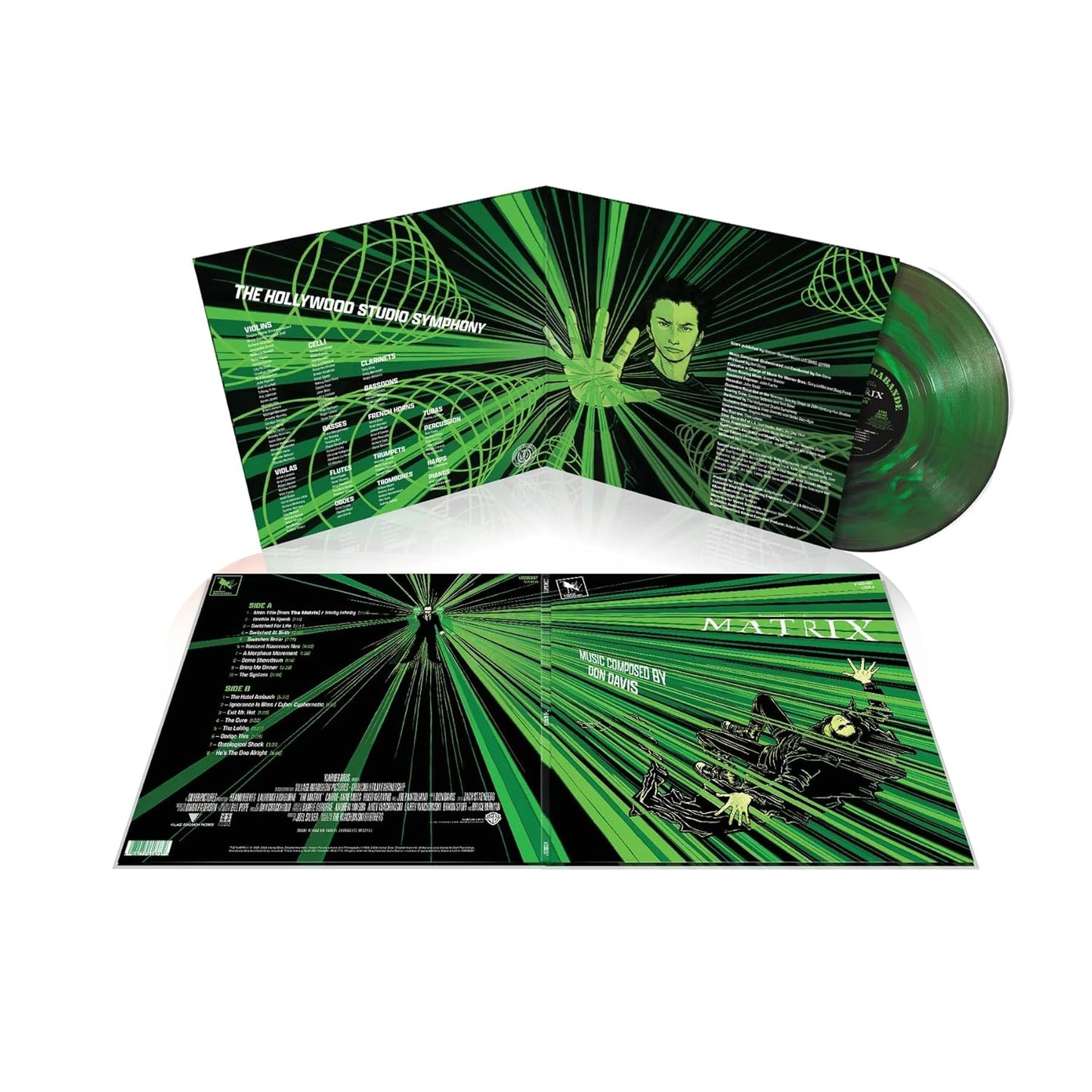 Don Davis - The Matrix (Original Motion Picture Score) (25th Anniversary Edition) (Cyber Swirl Green) (LP)