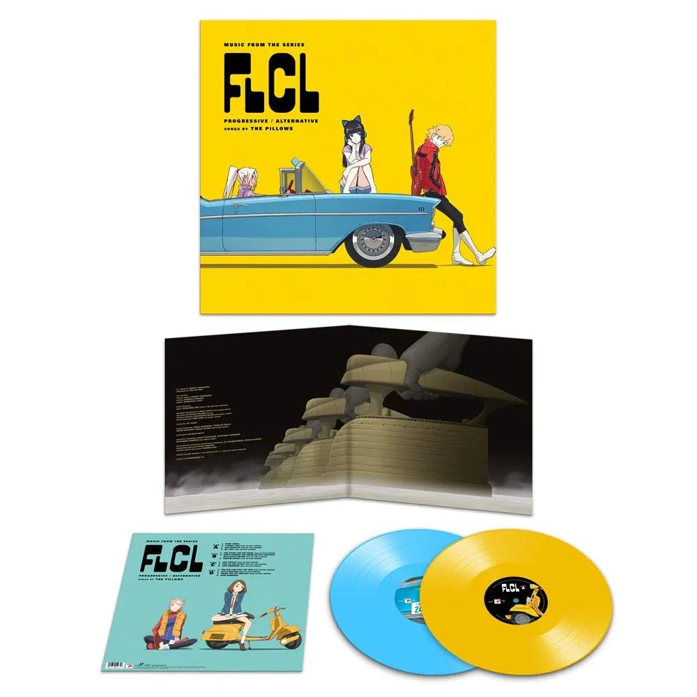 The Pillows - FLCL Progressive / Alternative (Music From The Series) (Limited Edition, Gatefold, Blue & Yellow Vinyl) (2 LP) - Joco Records